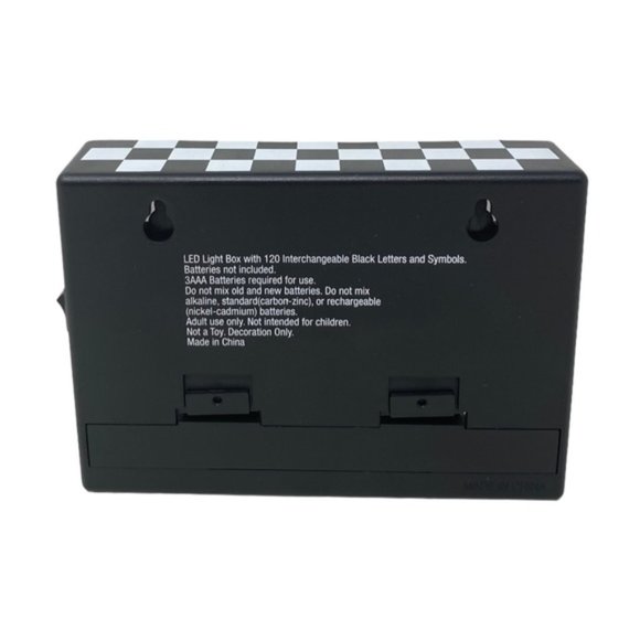 VANS Mini LED Light Box White Black Plastic VN000CE7N0A - Picture 5 of 9